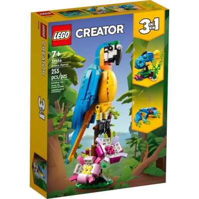 LEGO Creator 3-in-1 Creator 3in1 Exotische papegaai - 31136-NEW (31136), huren vanaf €2,25/week