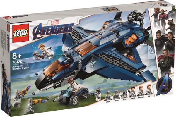 LEGO Bouwstenen 0000-1000 Marvel Avengers: Endgame Ultieme Quinjet (76126), huren vanaf €5,00/week