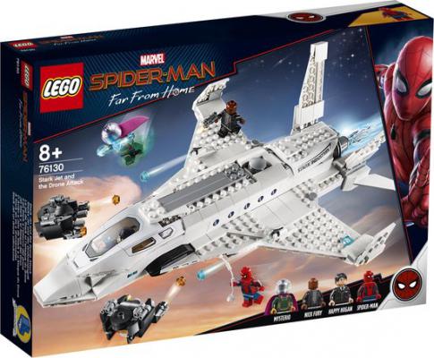 LEGO Bouwstenen 0000-1000 Spider-Man Starkstraaljager en de Droneaanval (76130), huren vanaf €4,50/week