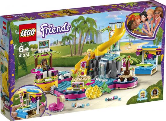 LEGO Friends Andreas Zwembadfeest (41374), huren vanaf €2,75/week