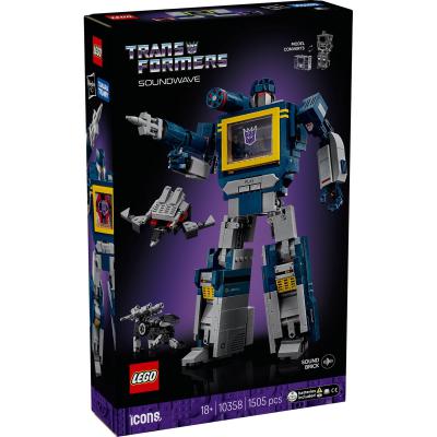 LEGO Bouwstenen 1000-2000 Transformers Soundwave (10358) — 1.505 stukjes, huren vanaf €9,75/week