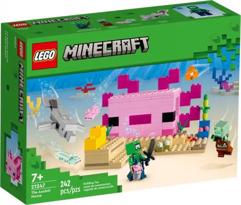 LEGO Nieuw Minecraft Het axolotlhuis - 21247-NEW (21247), huren vanaf €3,00/week