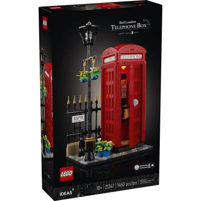 LEGO Nieuw Ideas Rode Londense telefooncel - 21347-NEW (21347), huren vanaf €7,25/week