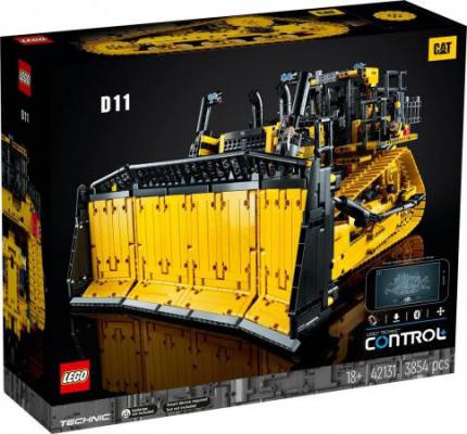 LEGO Bouwstenen 3000-4000 Technic Cat D11 Buldozer met app-besturing - 42131C (42131C) — 3.800 stukjes, huren vanaf €13,75/week