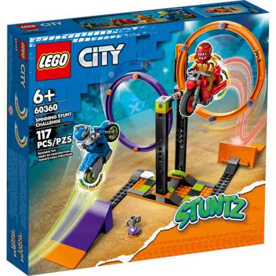 LEGO City Spinning Stunt-uitdaging (60360) — 117 stukjes, huren vanaf €2,25/week