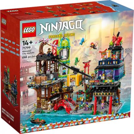 LEGO Ninjago stadsmarkten (71799) — 6.163 stukjes, huren vanaf €13,75/week
