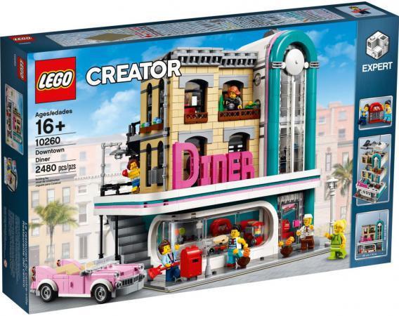 LEGO Bouwstenen 2000-3000 Creator Expert Diner in de Stad - 10260S (10260S), huren vanaf €11,75/week