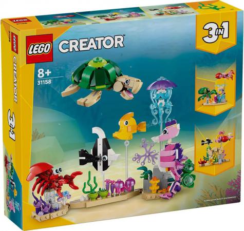 LEGO Creator 3-in-1 Creator 3in1 Zeedieren - 31158-NEW (31158), huren vanaf €2,25/week
