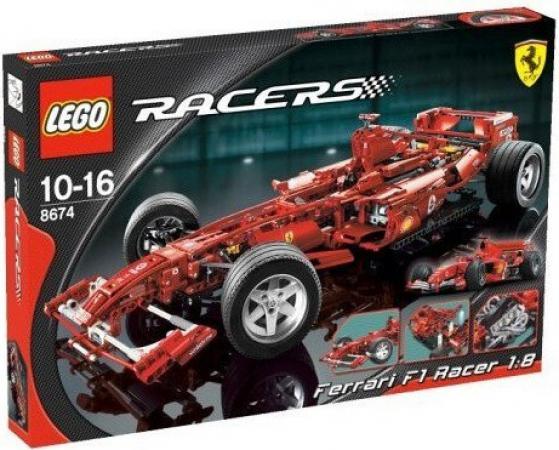 LEGO Racers Ferrari F1 Racer 1:8 (8674), huren vanaf €8,00/week