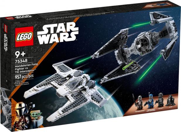 LEGO Star Wars Mandalorian Fang Fighter vs TIE Interceptor - 75348-NEW (75348), huren vanaf €4,25/week