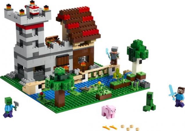 LEGO Bouwstenen 0000-1000 Minecraft The Crafting Box 3.0 - 21161A (21161A), huren vanaf €4,75/week