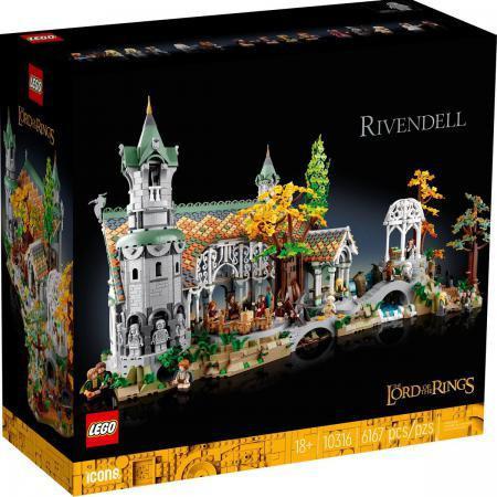 LEGO Bouwstenen 6000-7000 Icons The Lord of the Rings: Rivendell - 10316B (10316B) — 6.167 stukjes, huren vanaf €14,75/week