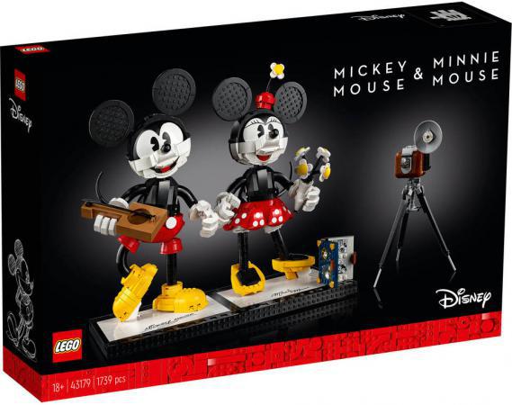 LEGO Bouwstenen 1000-2000 Disney Mickey Mouse en Minnie Mouse (43179) — 1.739 stukjes, huren vanaf €9,75/week