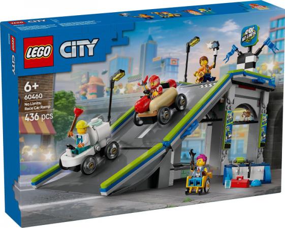 LEGO City Snelle schans voor raceautos - 60460-NEW (60460), huren vanaf €3,75/week