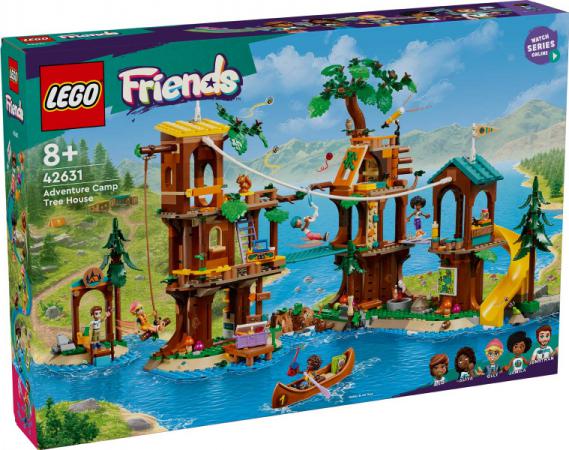 LEGO Friends Fiends Avonturenkamp boomhut - 42631-NEW (42631), huren vanaf €7,75/week