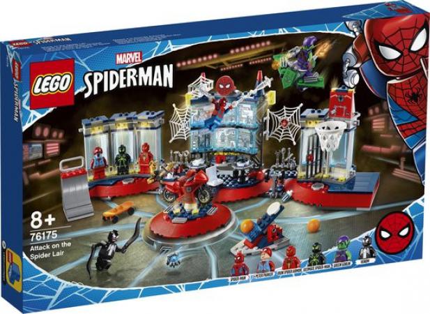LEGO Bouwstenen 0000-1000 Spider-Man Aanval op de Spider Schuilplaats (76175), huren vanaf €5,25/week