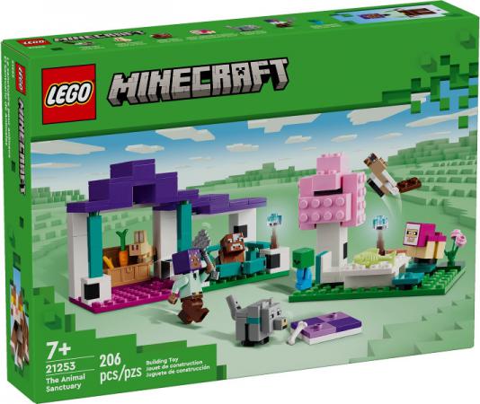 LEGO Bouwstenen 0000-1000 Minecraft De dierenopvang - 21253-NEW (21253), huren vanaf €2,50/week