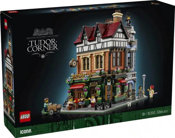 LEGO Bouwstenen 3000-4000 Icons Hoekpand in tudorstijl (10350), huren vanaf €12,75/week