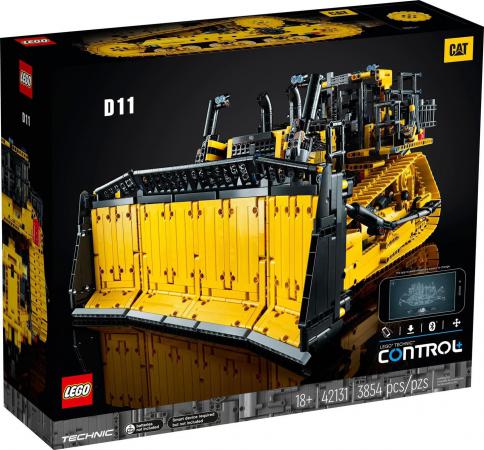 LEGO Technic Cat D11 Buldozer met app-besturing (42131) — 3.800 stukjes, huren vanaf €13,75/week