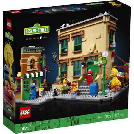 LEGO Bouwstenen 1000-2000 Ideas 123 Sesame Street - 21324H (21324H) — 1.367 stukjes, huren vanaf €6,00/week