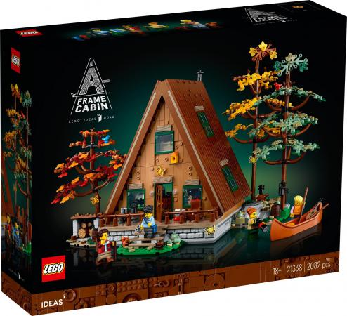 LEGO Bouwstenen 2000-3000 Ideas A-frame boshut - 21338A (21338A) — 2.082 stukjes, huren vanaf €9,75/week