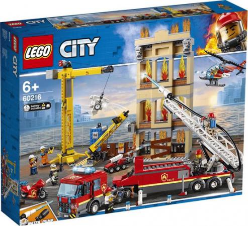 LEGO City Brandweerkazerne in de Stad (60216), huren vanaf €5,25/week