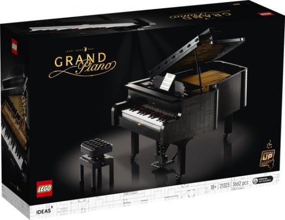 LEGO Bouwstenen 3000-4000 Ideas Vleugelpiano - 21323D (21323D) — 3.600 stukjes, huren vanaf €12,75/week