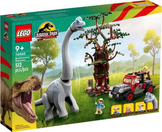 LEGO Bouwstenen 0000-1000 Jurassic World Brachiosaurus ontdekking (76960) — 512 stukjes, huren vanaf €6,00/week