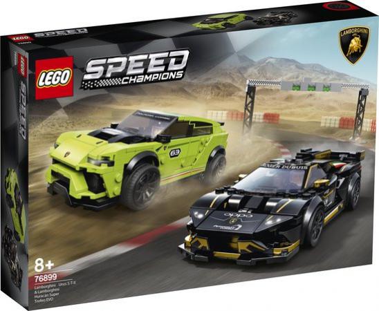 LEGO Speed Champions Lamborghini Urus ST-X Lamborghini Huracan Super Trofeo EVO (76899), huren vanaf €3,75/week