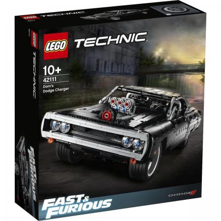 LEGO Bouwstenen 1000-2000 Technic Doms Dodge Charger - 42111I (42111I) — 1.077 stukjes, huren vanaf €5,50/week