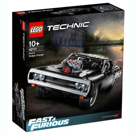 LEGO Bouwstenen 1000-2000 Technic Doms Dodge Charger - 42111D (42111D) — 1.077 stukjes, huren vanaf €5,50/week