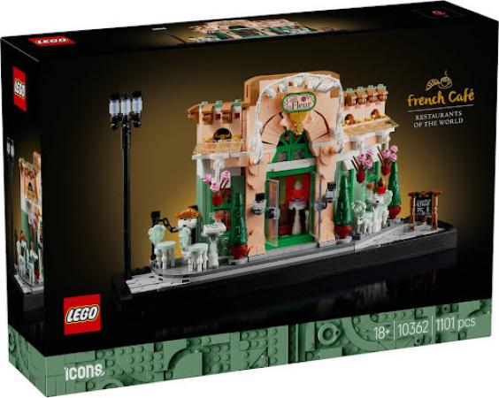 LEGO Bouwstenen 1000-2000 Icons Frans café (10362) — 1.101 stukjes, huren vanaf €4,75/week