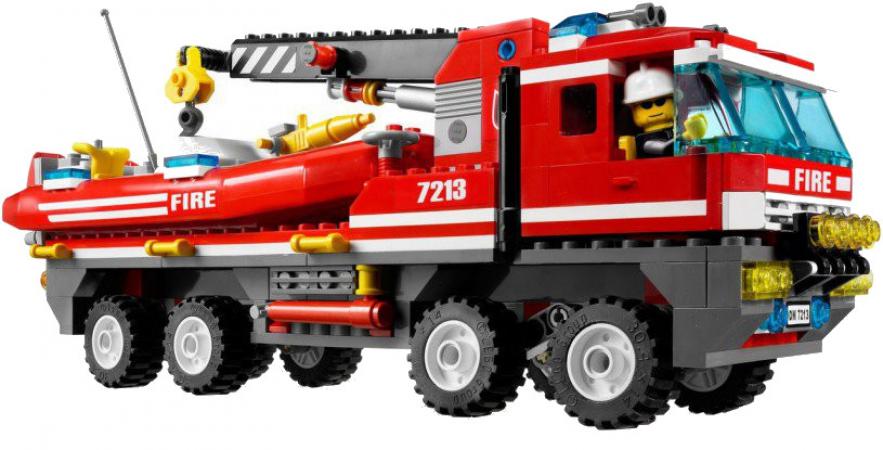 LEGO City Off-road brandweerwagen en brandweerboot (7213), huren vanaf €1,50/week