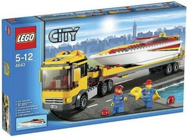 LEGO City Power Boat Transporter -  4643A (4643A), huren vanaf €1,25/week