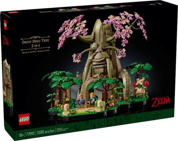 LEGO Nieuw The legend of Zelda Grote Deku-boom 2-in-1 - 77092-NEW (77092) — 2.500 stukjes, huren vanaf €12,75/week