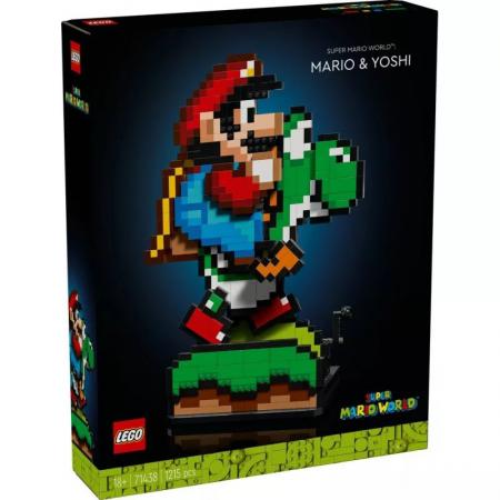 LEGO Bouwstenen 1000-2000 Super Mario World: Mario en Yoshi - 71438-NEW (71438) — 1.215 stukjes, huren vanaf €7,75/week