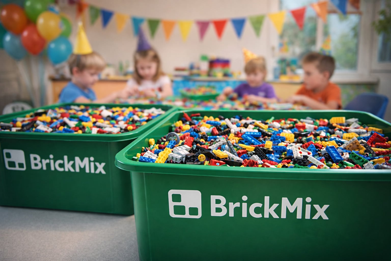 LEGO auto schans challenge met BrickMix bouwstenen voor kinderen
