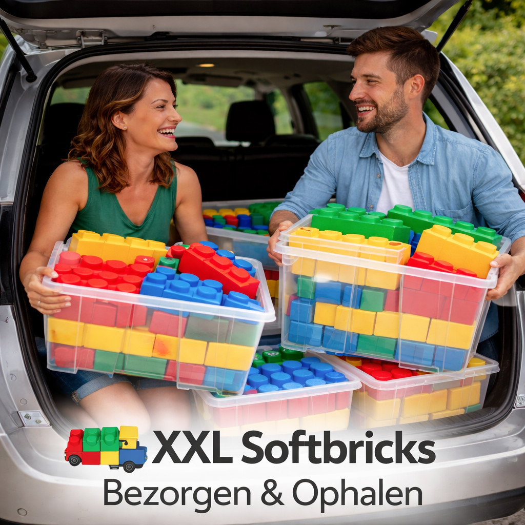 XXL Softbricks worden bezorgd op locatie